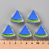 Transparent Enamel Acrylic Beads TACR-S155-001K-4