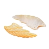 Natural Yellow Shell Carved Pendants SSHEL-C012-16-2