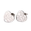 Non-Tarnish 304 Stainless Steel Stud Earring Findings STAS-I183-06B-P-2
