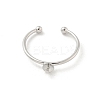 Brass Cup Peg Open Cuff Ring Settings KK-G518-02P-01-2
