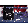 36Pcs 9 Styles Religion Themed Alloy Pendants FIND-TA0002-56-19