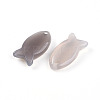 Natural Grey Agate Pendants G-N342-106C-2