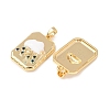 Brass Pendants KK-D223-04G-3