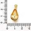 Rack Plating Brass Micro Pave Cubic Zirconia Pendants KK-L226-102G-T-3