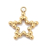 Ion Plating(IP) 304 Stainless Steel Charms STAS-P379-21G-1
