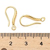 Brass Earring Hooks KK-H532-09G-3