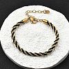 304 Stainless Steel Nylon Cord String Bracelets BJEW-Z124-01G-1