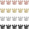 Brass Micro Pave Grade AAA Cubic Zirconia Beads ZIRC-NB0001-48-1