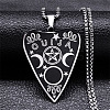 201 Stainless Steel Pendant Necklaces LS-NJEW-C066-10P-1