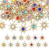 39Pcs 13 Colors Transparent Resin Pendants FIND-YW0009-57-1