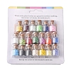 3060Pcs 20 Colors 12/0 Glass Seed Beads SEED-YW0002-03-6