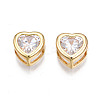 Brass Clear Cubic Zirconia Multi-Strand Links KK-N233-150-2