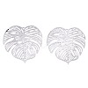 Non-Tarnish 201 Stainless Steel Filigree Pendants X-STAS-R102-21P-1
