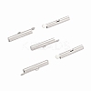 Brass Slide On End Clasp Tubes LS-KK-P031-12P-1