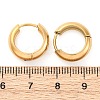 316 Surgical Stainless Steel Hoop Earrings for Women EJEW-G429-01A-G-5