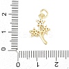 Brass Micro Pave Cubic Zirconia Pendants KK-F938-28G-03-3
