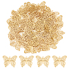 Rack Plating 201 Stainless Steel Filigree Pendants STAS-HY0001-32-1