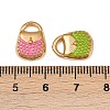 304 Stainless Steel Enamel Charms STAS-Z140-13G-3