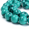 Synthetic Turquoise Beads Strand TURQ-H063-12mm-02-3