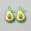 Resin Pendants FIND-WH0817-082A-1
