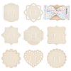 Wood Hair Clip Display Cards ODIS-BC0001-19A-1