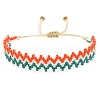 Friendship Wavy Loom Pattern MIYUKI Seed Beads Bracelets for Women BJEW-C011-27-2