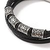 Braided Microfiber Leather Multi-strand Bracelets BJEW-B096-02B-2