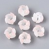 Flower Acrylic Bead Caps SACR-T017-49B-1