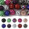 20Pcs 10 Colors Acrylic Rhinestone Beads OACR-FS0002-32-1