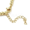 Brass Beaded Necklaces X-NJEW-L170-08D-G-3