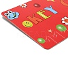 12-Slot Paper KeyChain Hanging Display Cards DIY-M074-01-3