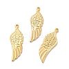 Ion Plating(IP) 304 Stainless Steel Pendants LS-STAS-E176-08G-2
