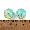 UV Plating Rainbow Iridescent Two Tone Acrylic Beads PACR-C009-04L-3
