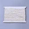 Plastic Imitation Pearl Beads Ribbon FIND-WH0043-55-2