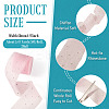 2Rolls Polyester Hot-fix Rhinestone Raw Edges Ribbon OCOR-TA0003-95E-4