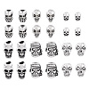 28Pcs 7 Styles Tibetan Style Alloy Beads TIBEB-TA0001-30-2