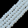 Imitation Jade Solid Color Glass Beads Strands EGLA-A034-J2mm-MD06-2