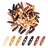 70pcs 7 colors Natural Wood Buttons FIND-NB0005-03C-1