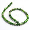 Dyed Natural Imperial Jasper Round Bead Strands G-M274-02-8mm-2
