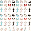 Alloy Enamel Pendants ENAM-NB0001-35LG-1