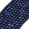 Dyed Natural Lapis Lazuli Round Beads Strands G-M169-6mm-05-2