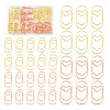 200Pcs 4 Style Carbon Steel Paper Clips FIND-TA0002-17-1