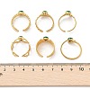 Natural Malachite Finger Rings RJEW-K290-01G-3