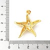 Brass Micro Pave Cubic Zirconia Pendants KK-U053-22G-3