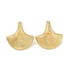 PVD Vacuum Plating 304 Stainless Steel with Rhinestone Stud Earrings for Women EJEW-G401-03G-01-2