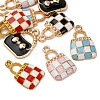 10Pcs 5 Styles Alloy Enamel Pendants ENAM-FP0002-38-4
