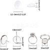 DIY Earring & Finger Ring Making Kits DIY-UN0001-45P-2