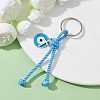 Cross & Evil Eye Zinc Alloy Enamel Pendants Keychains KEYC-JKC00609-02-2