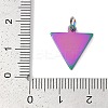 Ion Plating(IP) 304 Stainless Steel Pendants LS-STAS-I311-22RC-3
