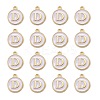 Golden Plated Alloy Charms X-ENAM-S118-01D-2